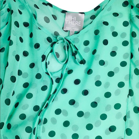 Anthropologie / “HI THERE by Karen Walker”
Polka Dot Blouse 8 - Picture 4 of 15